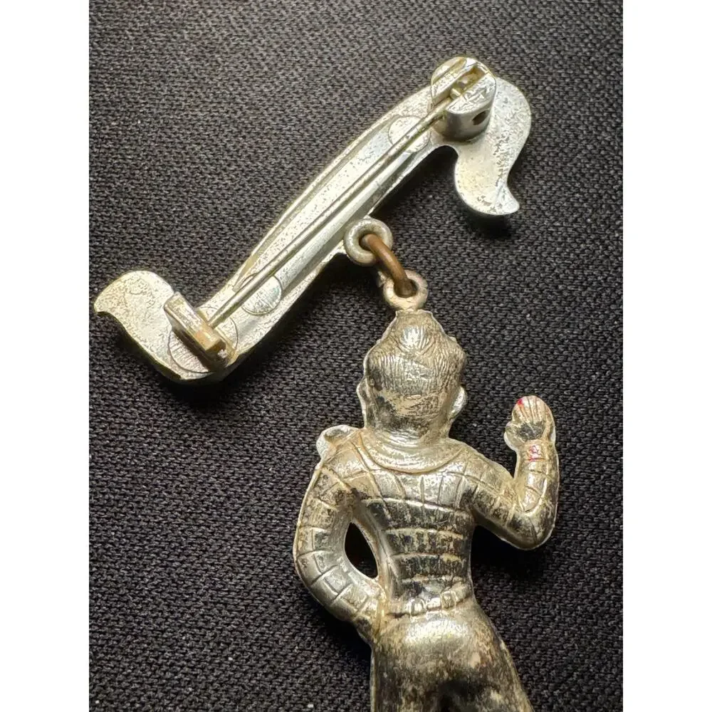 Antique Howdy Doody Enamel Brooch